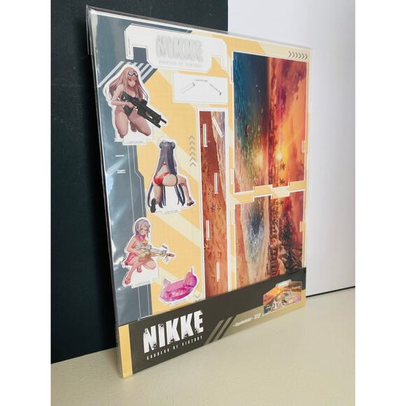 Goddess of Victory: Nikke Diorama Acrylic Stand Summer Force 02 - Picture 1 of 11